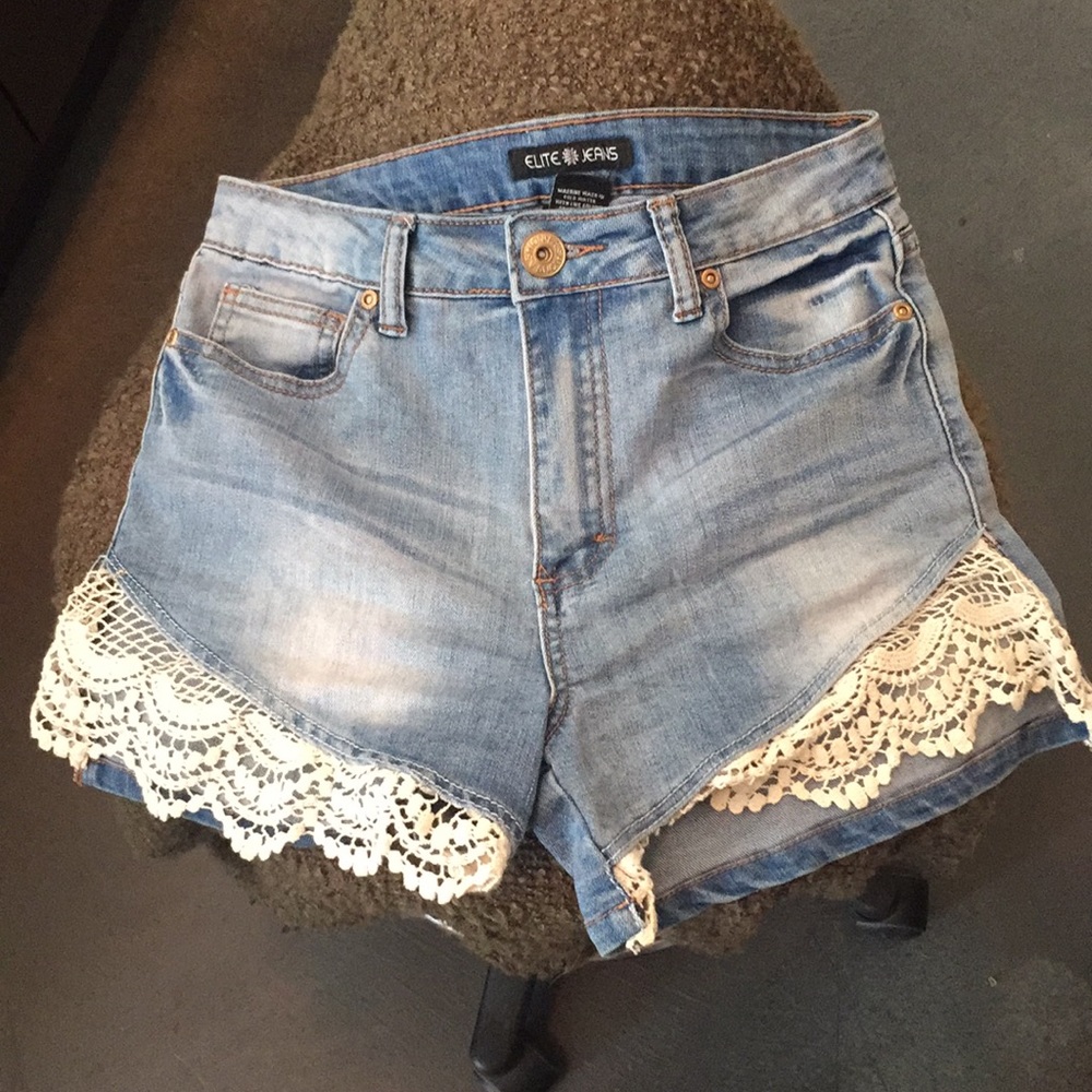 High waisted shorts
